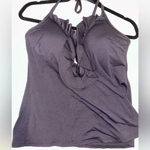 Michael kors halter swim tank